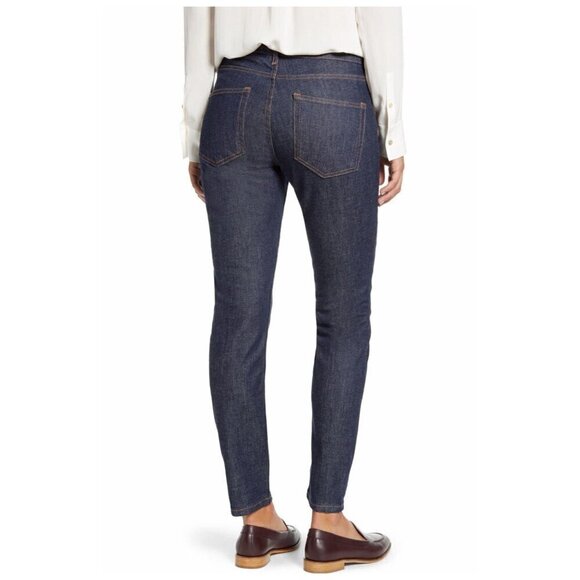EVERLANE Mid Rise Skinny Jeans NWT $68 Rinse 5-Pocket Slim Leg Women's Size 25R - Picture 5 of 13
